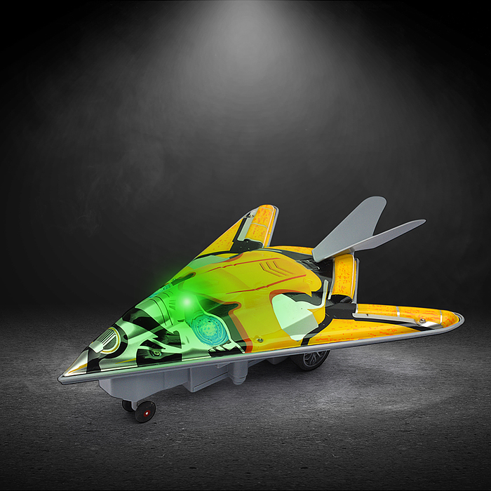 Фото к товару Самолет BX-25 "Истребитель" желтый, р/у, 1:16, в коробке Самолет BX-25 "Истребитель" желтый, р/у, 1:16, в коробке