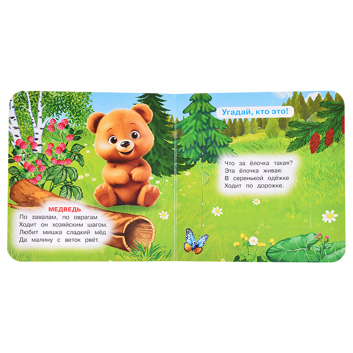 Жители леса. Степанов В.А. Книжка с окошками для самых маленьких. 