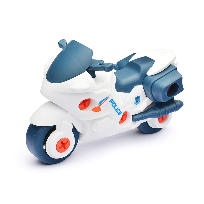 Конструктор BT0001-4 "Полиция" с отвёрткой, в коробке