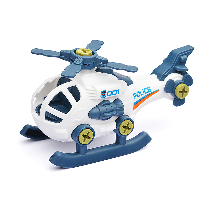 Конструктор BT0001-4 "Полиция" с отвёрткой, в коробке