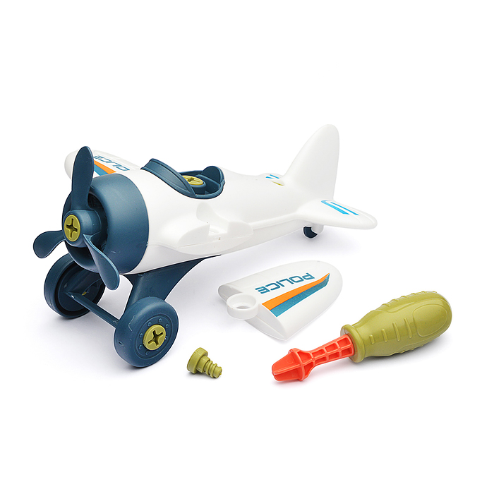 Конструктор BT0001-5 "Полиция-1" с отвёрткой, в коробке