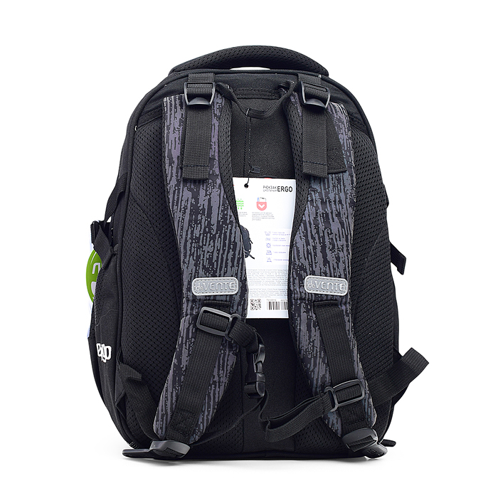 Рюкзак "Ergo. Sport" 39x28x20 см (18 л) 600 г, 2 отделения на молнии, одно с уплот