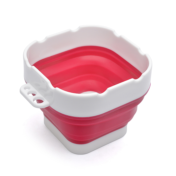 Стакан складной для ИЗО 300 мл, 9,5x9,5x8 см, высота 8 см, в сложенном виде 3 см, силиконо