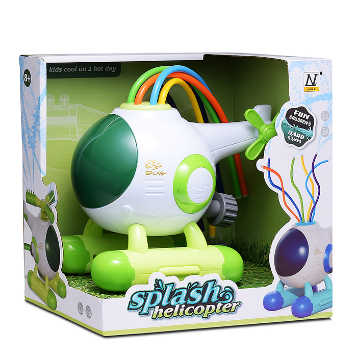 Игрушка - брызгалка NL-07S "Вертолетик" в коробк