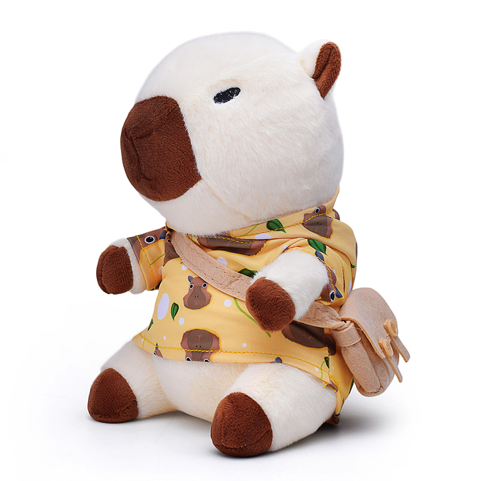 Фото к товару Мягкая игрушка М1491 "Капибара в футболке с сумочкой" 25 см Мягкая игрушка М1491 "Капибара в футболке с сумочкой" 25 см