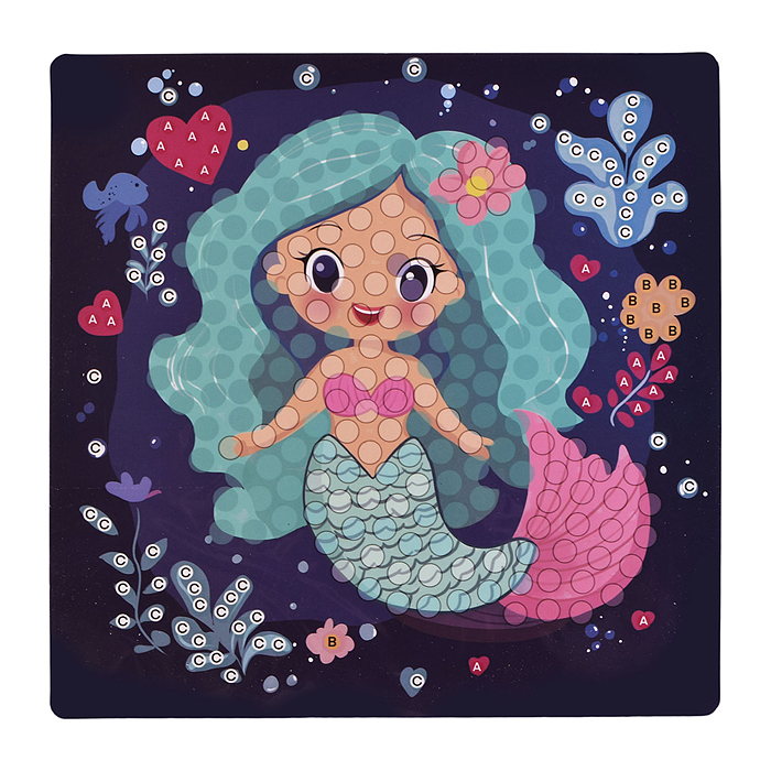 Набор творческая мастерская 00-6764 "Русалка" 20*20 см.