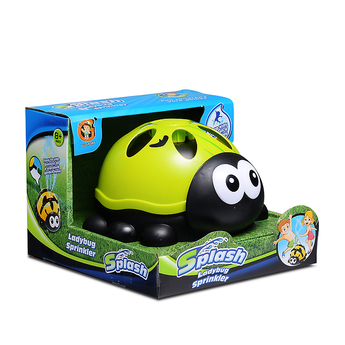 Игрушка - брызгалка YG10R "Божья коровка", для подключения к водному шлангу, в коробке
