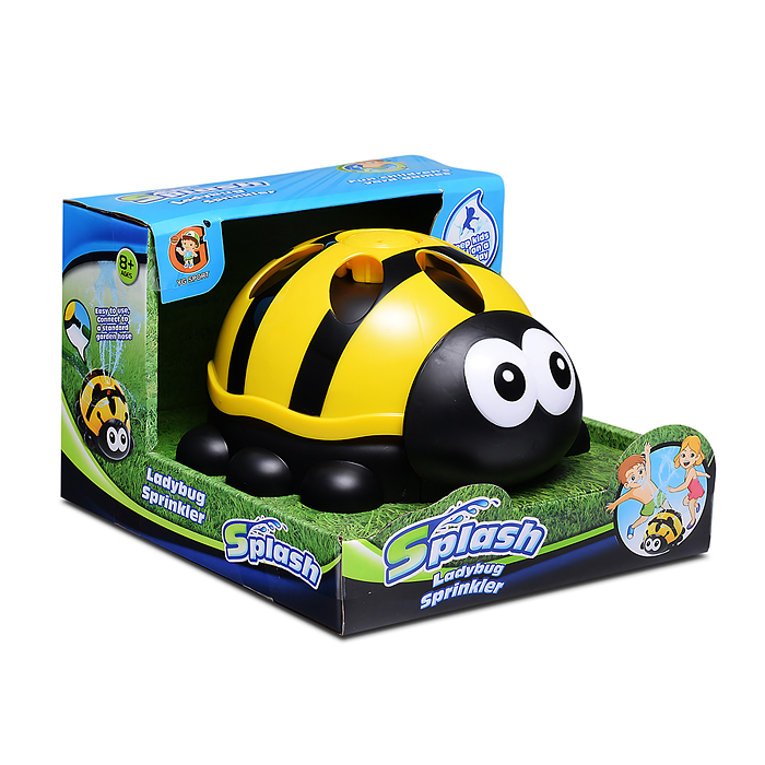 Игрушка - брызгалка YG10R "Божья коровка", для подключения к водному шлангу, в коробке