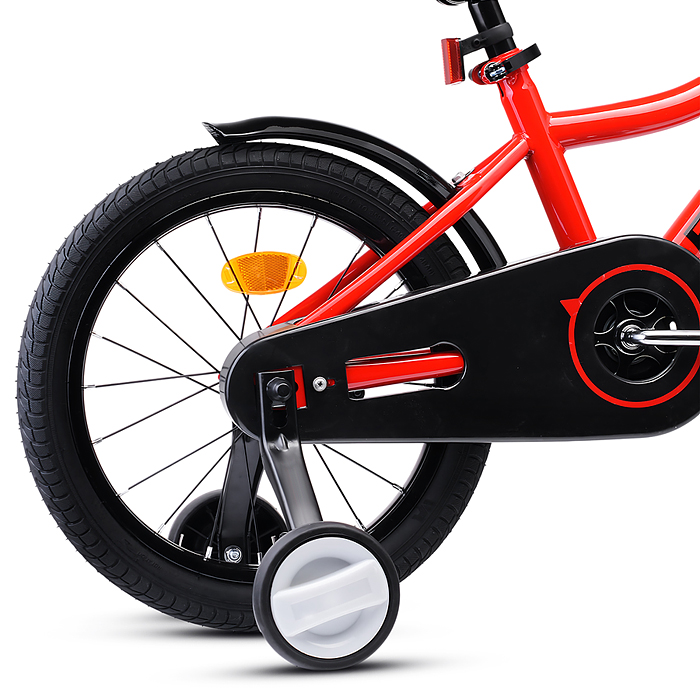 Фото к товару Велосипед 14" Rocket Kind, цвет красный Велосипед 14" Rocket Kind, цвет красный