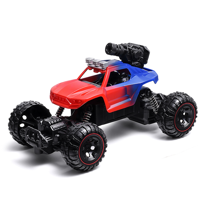 Машина BT0057-1 "Багги. Мощный заезд" стрельба , на р/у 27 MHz, в коробке