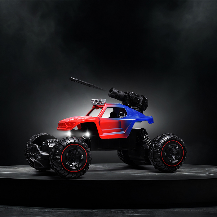 Машина BT0057-1 "Багги. Мощный заезд" стрельба , на р/у 27 MHz, в коробке