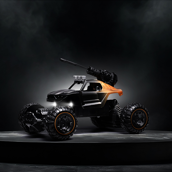 Машина BT0057-1 "Багги. Мощный заезд" стрельба , на р/у 27 MHz, в коробке