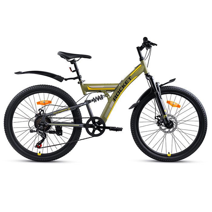 Велосипед 24" Rocket Azkar Pro, цвет хаки, размер 15" Велосипед 24" Rocket Azkar Pro, цвет хаки, размер 15"