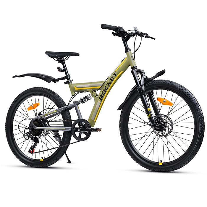 Велосипед 24" Rocket Azkar Pro, цвет хаки, размер 15"