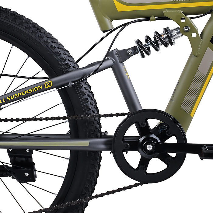 Велосипед 24" Rocket Azkar Pro, цвет хаки, размер 15"