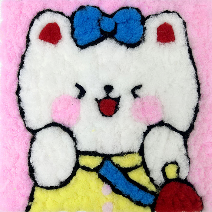 Набор творческая мастерская 00-6797 "Милая киска" 22*22 см.