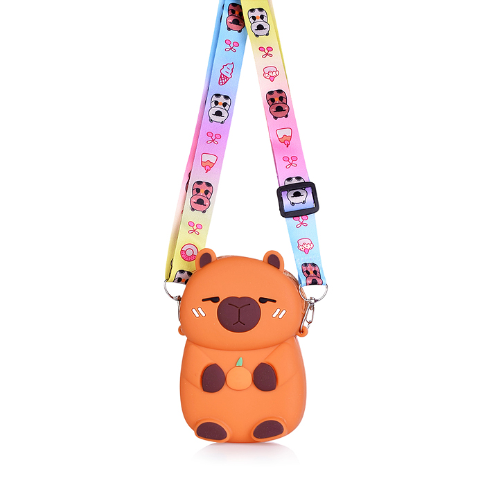 Сумочка детская 00-6751 "Капибара с апельсинкой" 