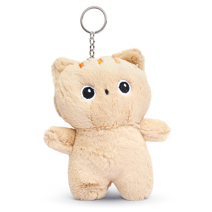 Мягкая игрушка-брелок М1416 "Кот Пушистик" 12см
