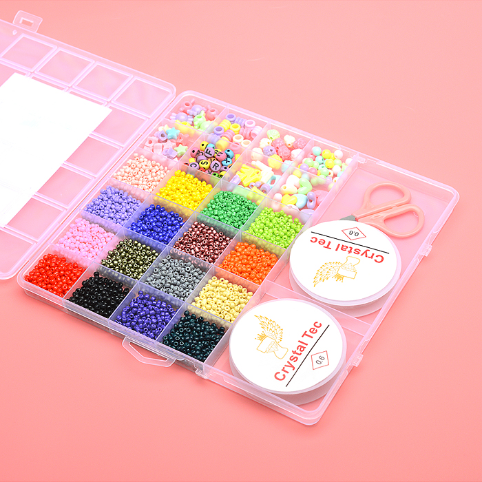 Фото к товару Набор создание украшений UT0211 "Радужный" в коробке Набор создание украшений UT0211 "Радужный" в коробке