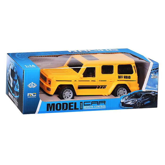 Машина DE28-1 "Яркий внедорожник" р/у, 27 MHz, в коробке