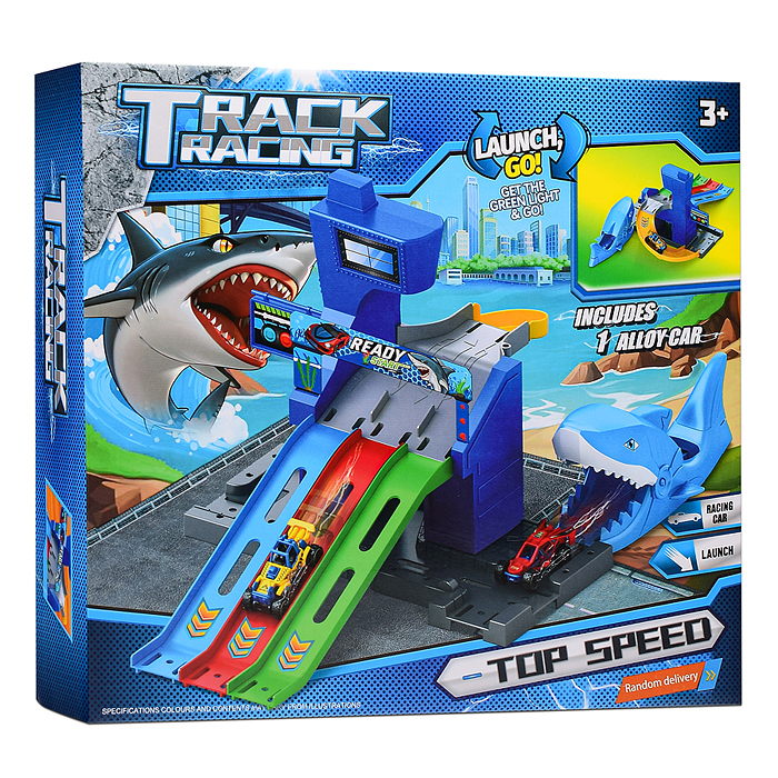 Фото к товару Автотрек 8196 "Пасть акулы" в коробк Автотрек 8196 "Пасть акулы" в коробк