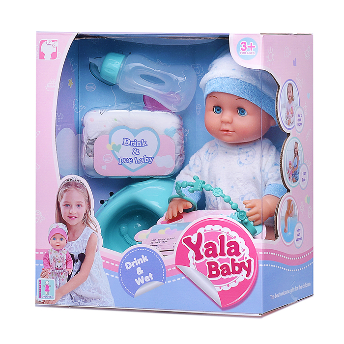 Пупс с аксессуарами YL2430L-I "Андрюшка" в коробке