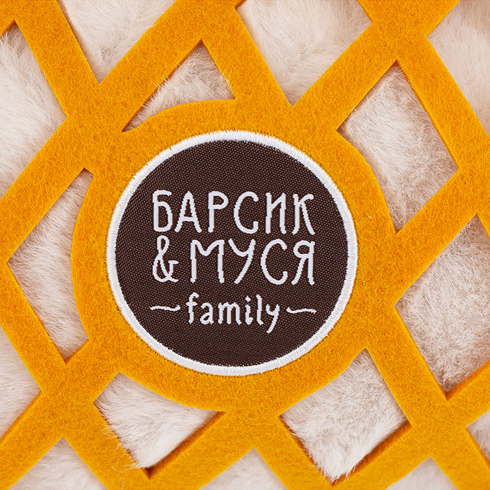 Кот Барсик в сумке белый 35 