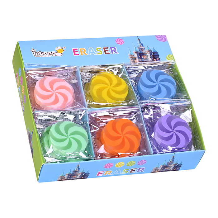 Ластик круглый, 4*0.6 см, ПВХ