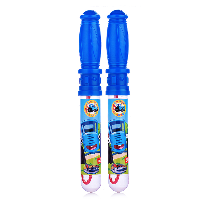 Мыльные пузыри "Синий трактор 60 мл, в колбе 27 см,