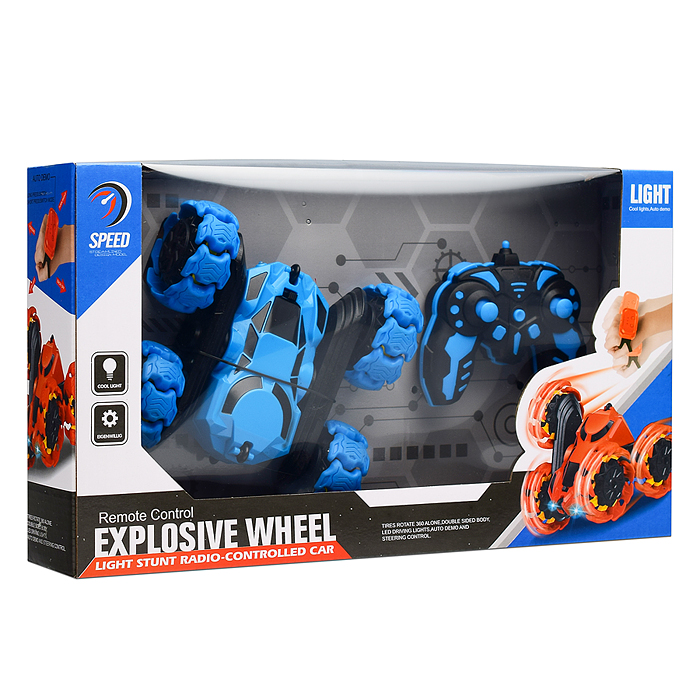 Машина JT678 "Explosive wheel" р/у, 27 MHz, в коробке