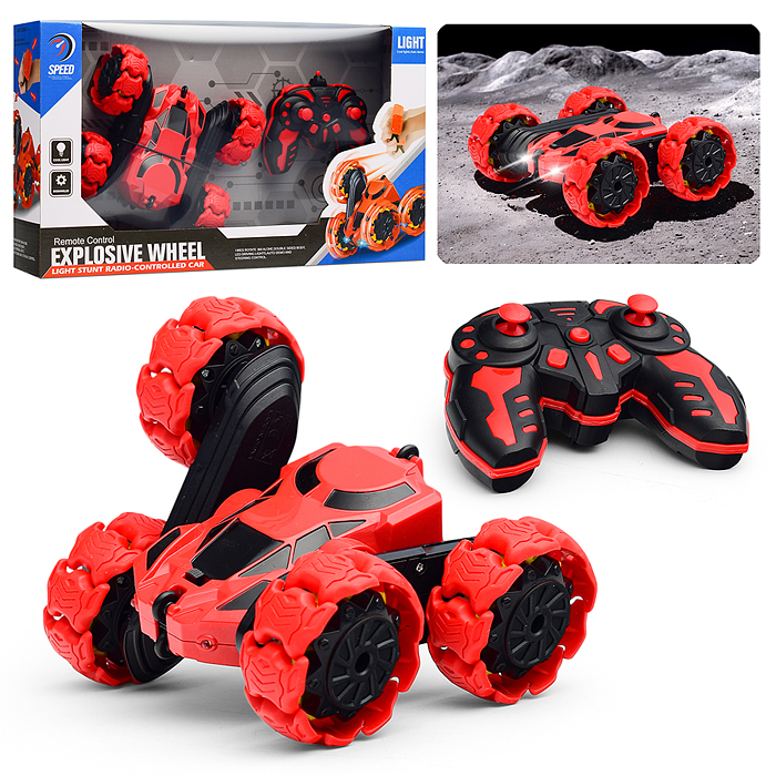 Машина JT678 "Explosive wheel" р/у, 27 MHz, в коробке