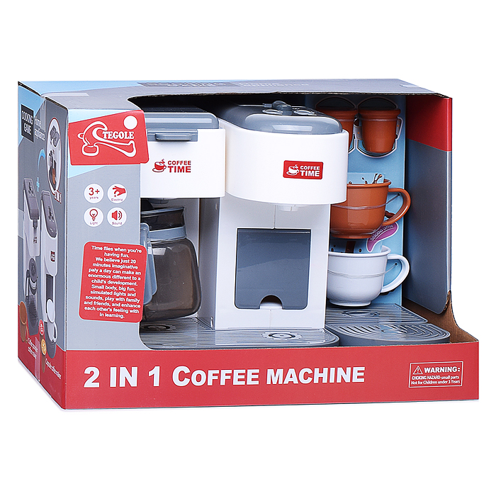 Бытовая техника F2312 "Кофемашина "2 в 1" в коробке