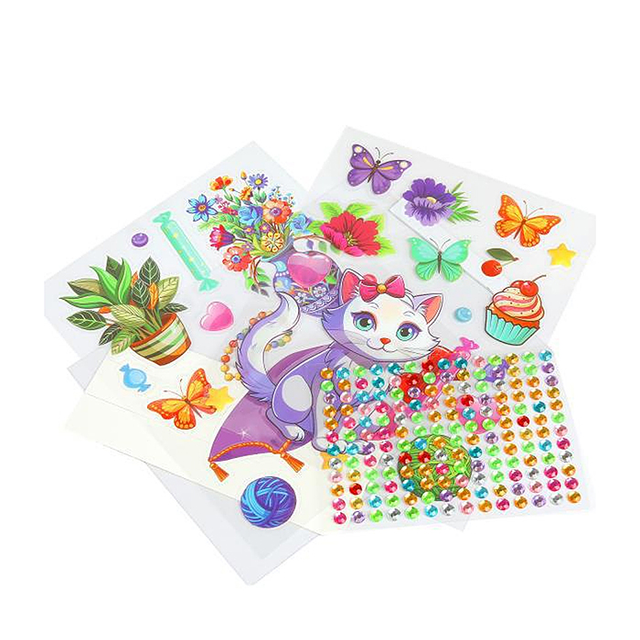 Картина наклейками "Кошечка"