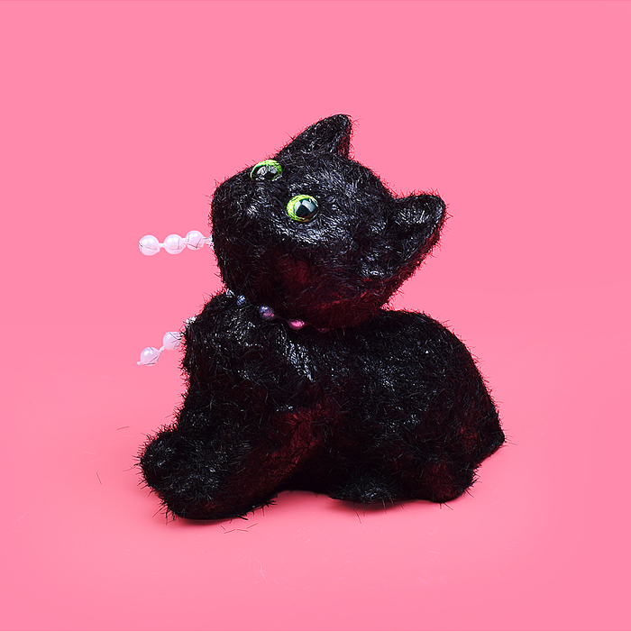 Игрушка-антистресс 00-6568 "Черная кошка"