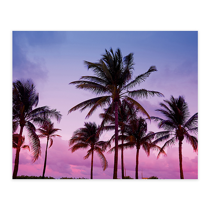 Картина на холсте с подрамником 50х40 "Южный вечер"