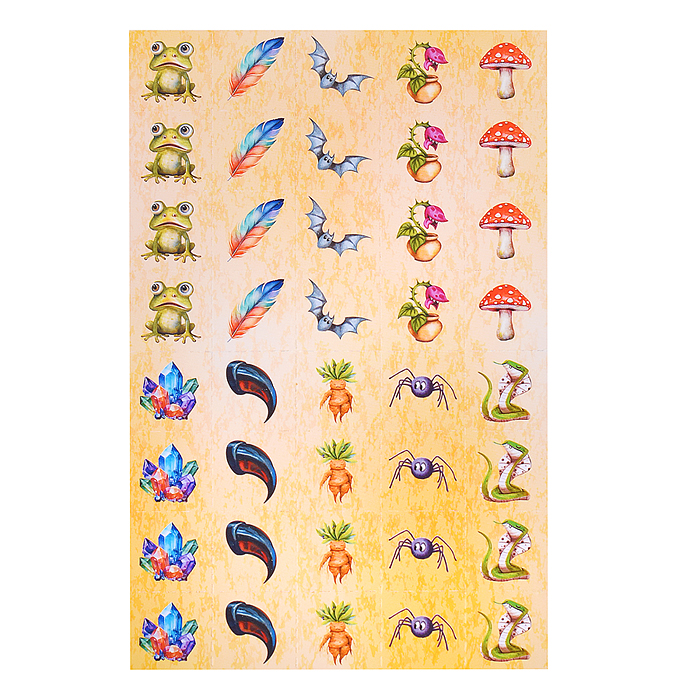 Карточная логическая "Колдовские зелья"