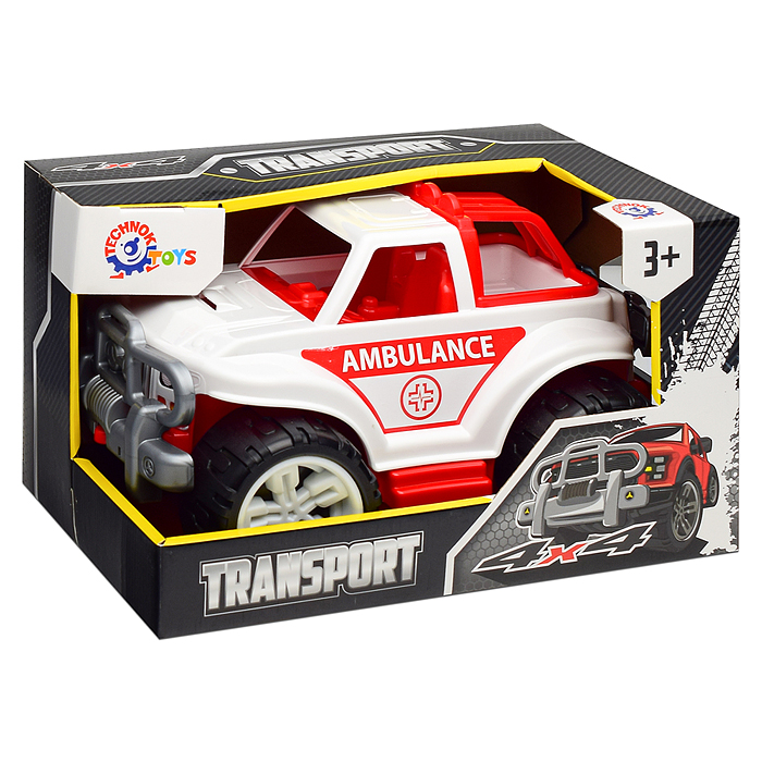 Машина внедорожник "Скорая" в коробке
