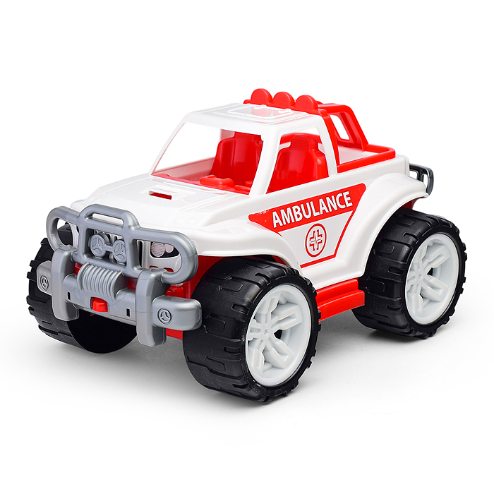 Машина внедорожник "Скорая" в коробке