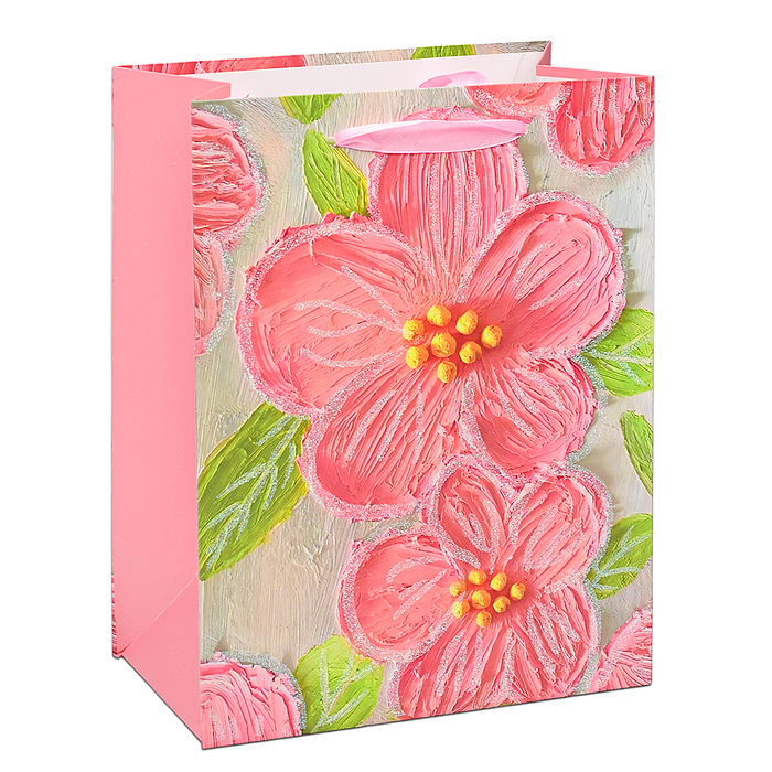 Фото к товару Пакет подарочный 00-6308 "Цветочное настроение" 23х18х10 см Пакет подарочный 00-6308 "Цветочное настроение" 23х18х10 см