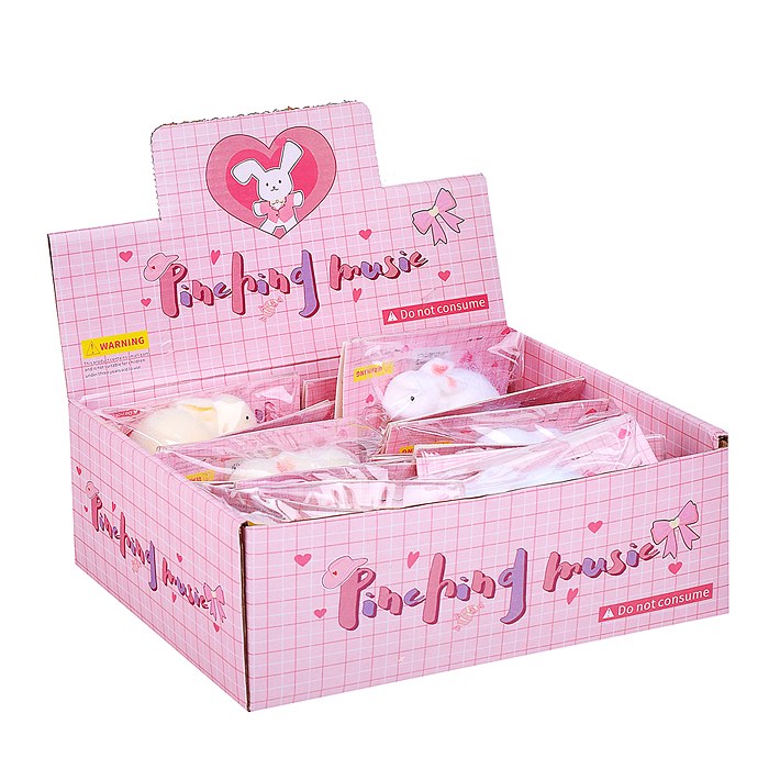 Игрушка-антистресс 00-6551 "Кролик с морковкой"