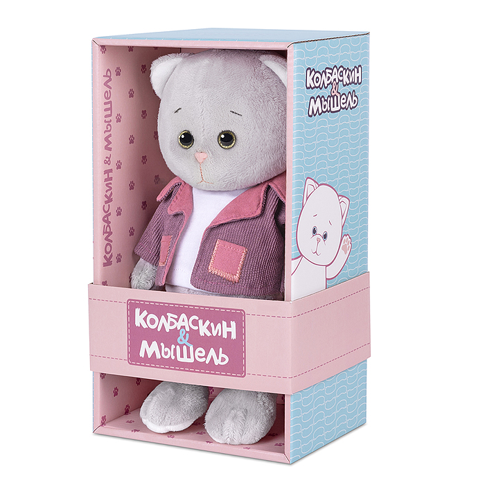 Фото к товару Колбаскин в Фиолетовом Пиджаке, 20 см, в коробке Колбаскин в Фиолетовом Пиджаке, 20 см, в коробке