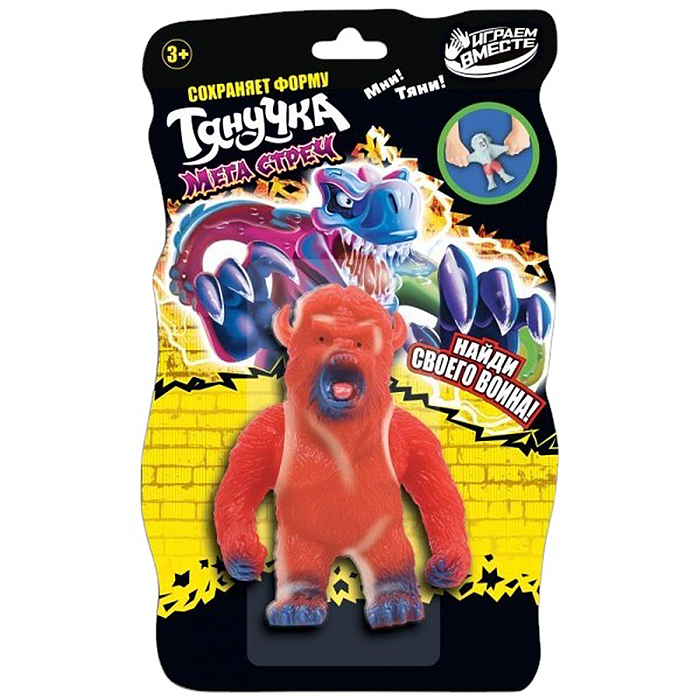 Игрушка тянучка "Монстр", цвет красный Игрушка тянучка "Монстр", цвет красный