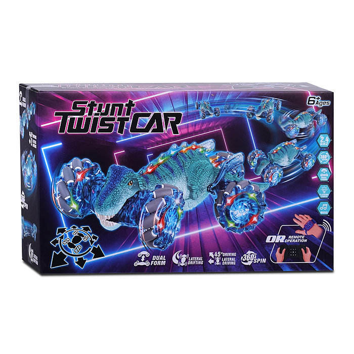 Машина HG4-43 "Dinosaur stunt car" р/у, 27 MHz, в коробке