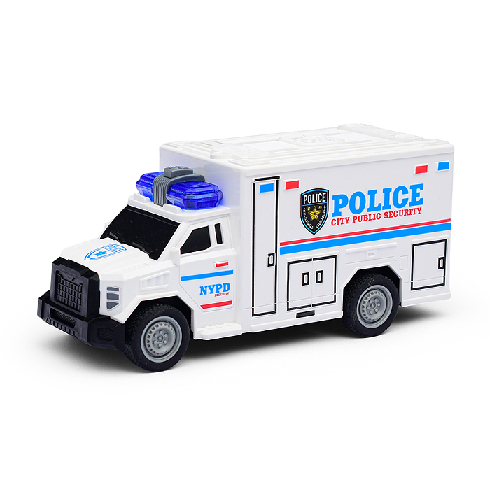 Машина JS165A "Полиция" 1:20 (свет, звук) в коробке