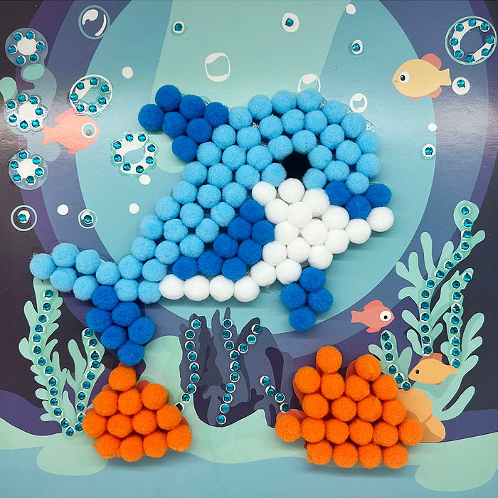 Набор творческая мастерская 00-6762 "Дельфин" 20*20 см.