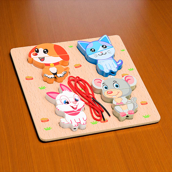 Пазл-вкладыш D2085 "Малыши"