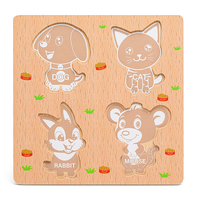 Пазл-вкладыш D2085 "Малыши"