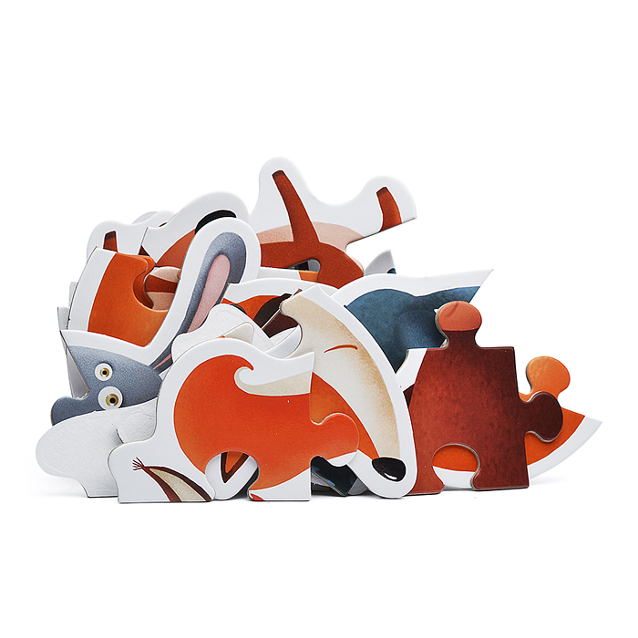 Фото к товару Пазл "Животные леса" Пазл "Животные леса"