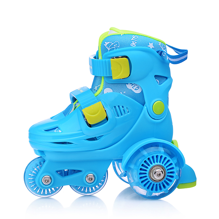 Фото к товару Ролики детские U011007Y размер S, голубые Ролики детские U011007Y размер S, голубые