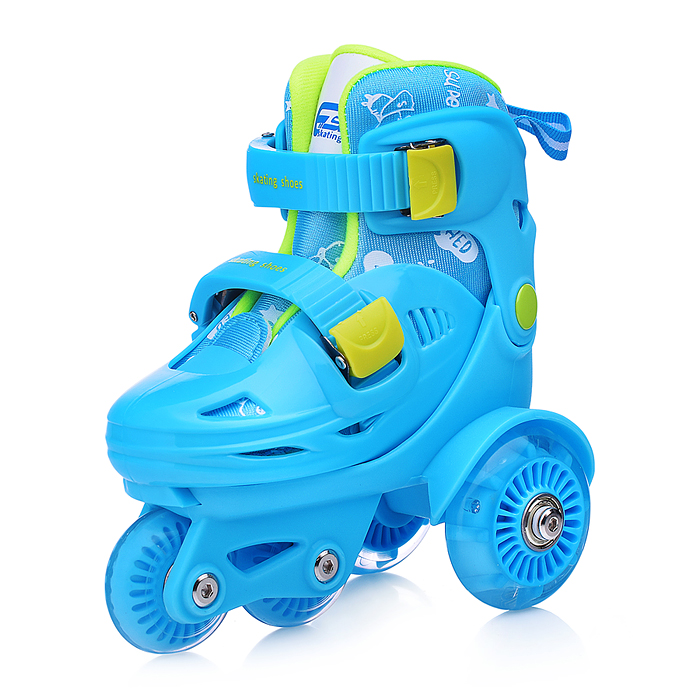 Фото к товару Ролики детские U011007Y размер S, голубые Ролики детские U011007Y размер S, голубые